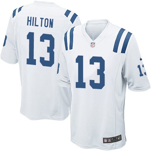 Men's Nike Indianapolis Colts #13 T.Y. Hilton Game White NFL Jersey