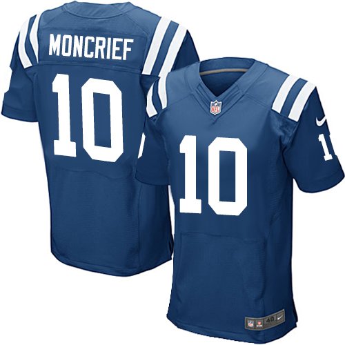Men's Nike Indianapolis Colts #10 Donte Moncrief Elite Royal Blue Team Color NFL Jersey