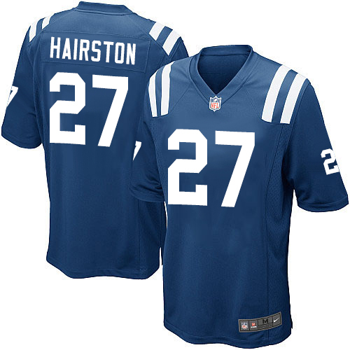Men's Nike Indianapolis Colts #27 Nate Hairston Game Royal Blue Team Color NFL Jersey