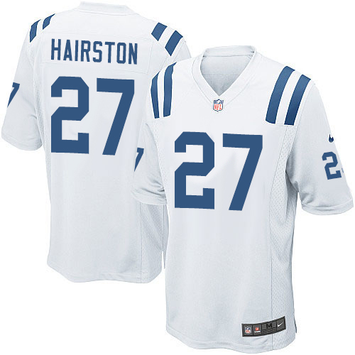 Men's Nike Indianapolis Colts #27 Nate Hairston Game White NFL Jersey
