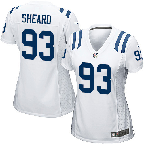 Women's Nike Indianapolis Colts #93 Jabaal Sheard Game White NFL Jersey