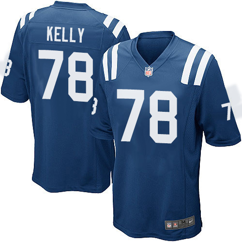 Men's Nike Indianapolis Colts #78 Ryan Kelly Game Royal Blue Team Color NFL Jersey