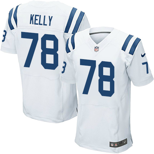 Men's Nike Indianapolis Colts #78 Ryan Kelly Elite White NFL Jersey