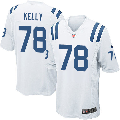 Men's Nike Indianapolis Colts #78 Ryan Kelly Game White NFL Jersey