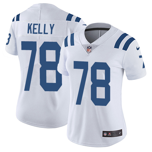 Women's Nike Indianapolis Colts #78 Ryan Kelly White Vapor Untouchable Limited Player NFL Jersey