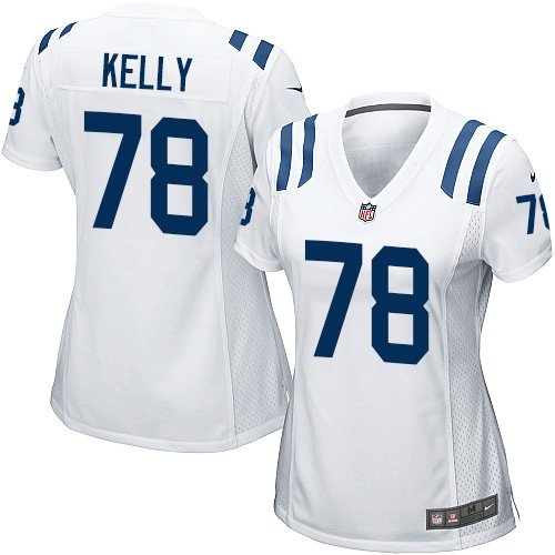 Women's Nike Indianapolis Colts #78 Ryan Kelly Game White NFL Jersey