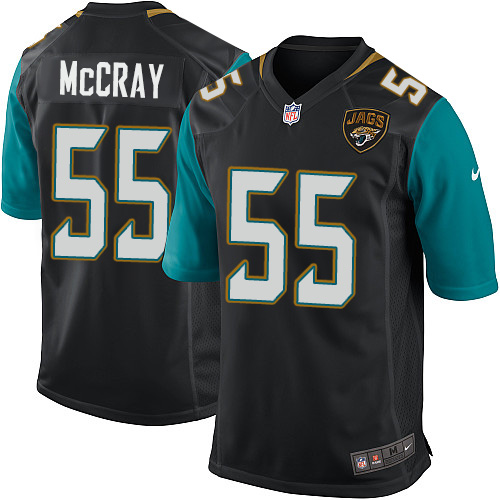 Men's Nike Jacksonville Jaguars #55 Lerentee McCray Game Black Alternate NFL Jersey