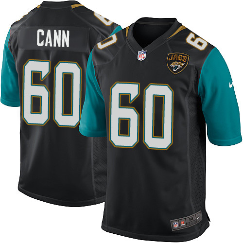 Men's Nike Jacksonville Jaguars #60 A. J. Cann Game Black Alternate NFL Jersey