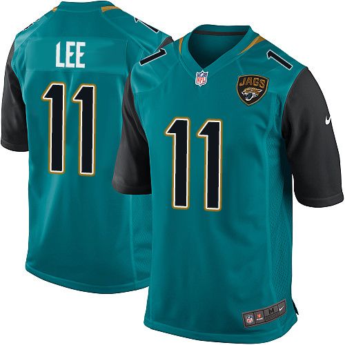 Men's Nike Jacksonville Jaguars #11 Marqise Lee Game Teal Green Team Color NFL Jersey