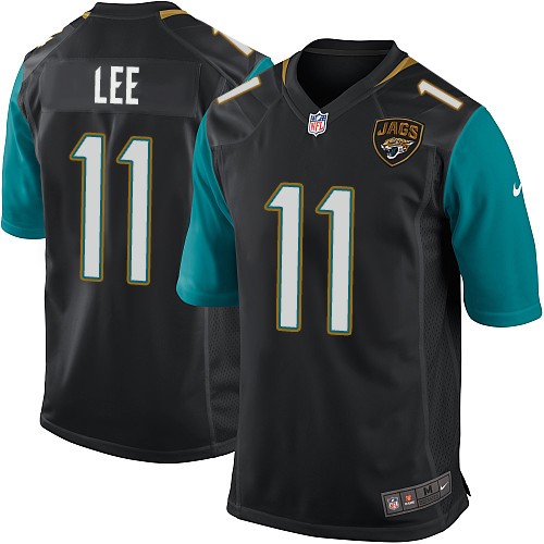 Men's Nike Jacksonville Jaguars #11 Marqise Lee Game Black Alternate NFL Jersey