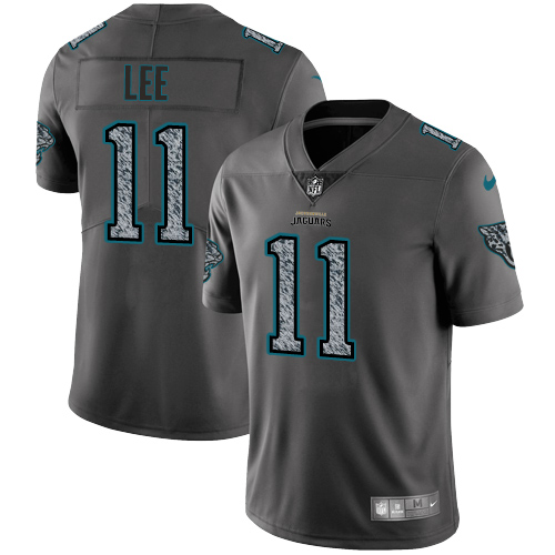 Men's Nike Jacksonville Jaguars #11 Marqise Lee Gray Static Vapor Untouchable Limited NFL Jersey