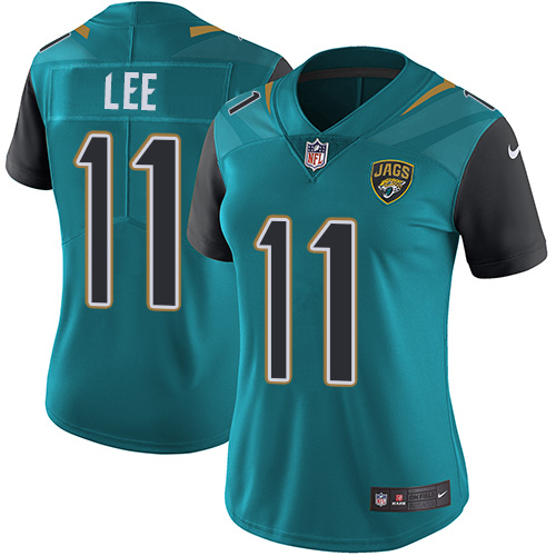 Women's Nike Jacksonville Jaguars #11 Marqise Lee Teal Green Team Color Vapor Untouchable Elite Player NFL Jersey