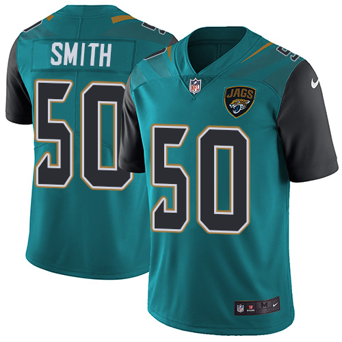 Men's Nike Jacksonville Jaguars #50 Telvin Smith Teal Green Team Color Vapor Untouchable Limited Player NFL Jersey