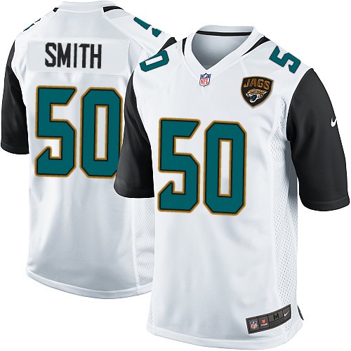 Men's Nike Jacksonville Jaguars #50 Telvin Smith Game White NFL Jersey