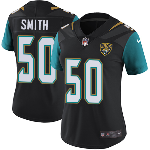 Women's Nike Jacksonville Jaguars #50 Telvin Smith Black Alternate Vapor Untouchable Elite Player NFL Jersey