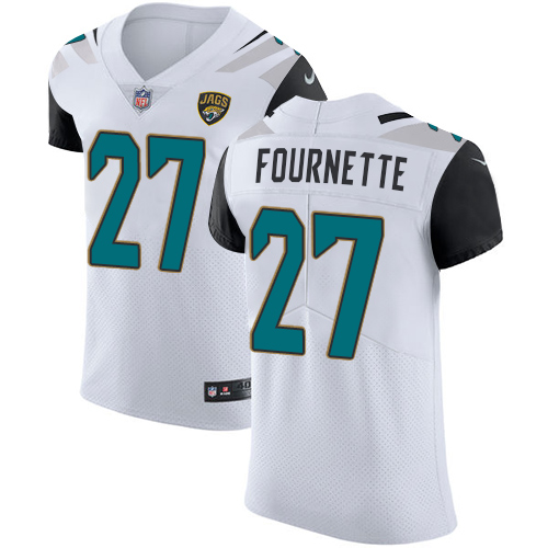 Men's Nike Jacksonville Jaguars #27 Leonard Fournette White Vapor Untouchable Elite Player NFL Jersey