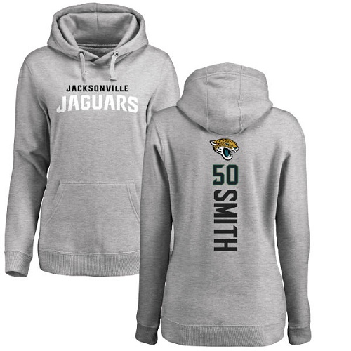 NFL Women's Nike Jacksonville Jaguars #50 Telvin Smith Ash Backer Pullover Hoodie