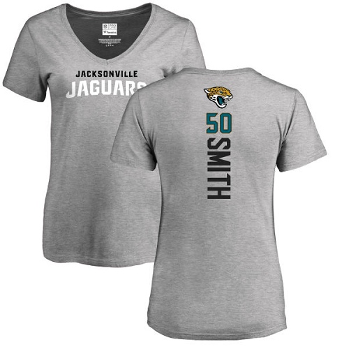NFL Women's Nike Jacksonville Jaguars #50 Telvin Smith Ash Backer T-Shirt