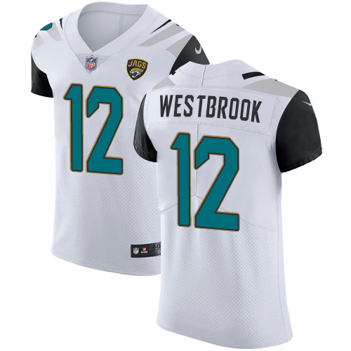 Men's Nike Jacksonville Jaguars #12 Dede Westbrook White Vapor Untouchable Elite Player NFL Jersey