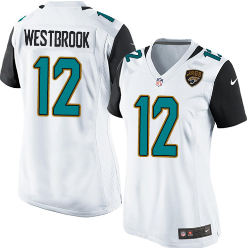 Women's Nike Jacksonville Jaguars #12 Dede Westbrook Game White NFL Jersey