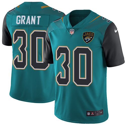Men's Nike Jacksonville Jaguars #30 Corey Grant Teal Green Team Color Vapor Untouchable Limited Player NFL Jersey