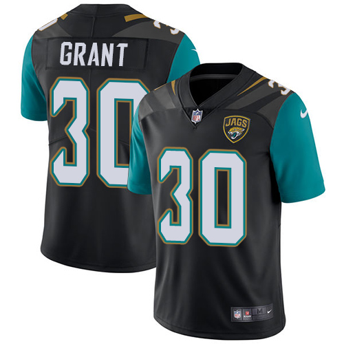 Men's Nike Jacksonville Jaguars #30 Corey Grant Black Alternate Vapor Untouchable Limited Player NFL Jersey