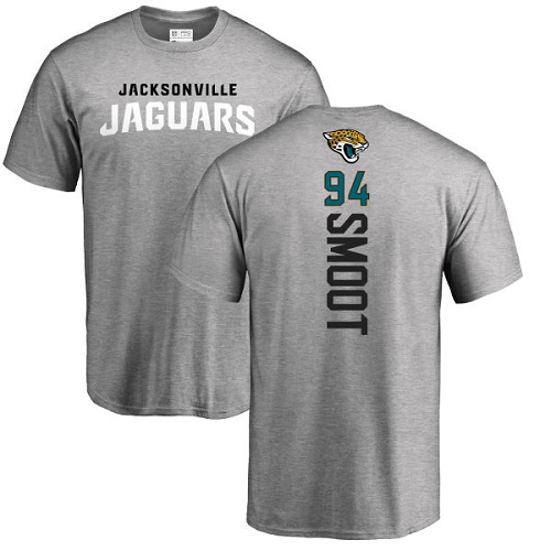 NFL Nike Jacksonville Jaguars #94 Dawuane Smoot Ash Backer T-Shirt