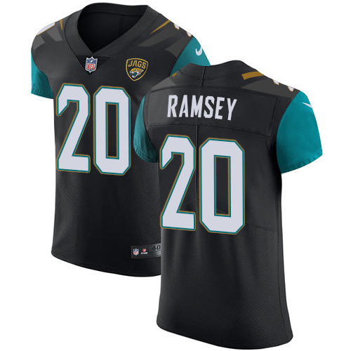 Men's Nike Jacksonville Jaguars #20 Jalen Ramsey Black Alternate Vapor Untouchable Elite Player NFL Jersey