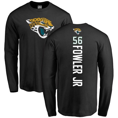 NFL Nike Jacksonville Jaguars #56 Dante Fowler Jr Black Backer Long Sleeve T-Shirt