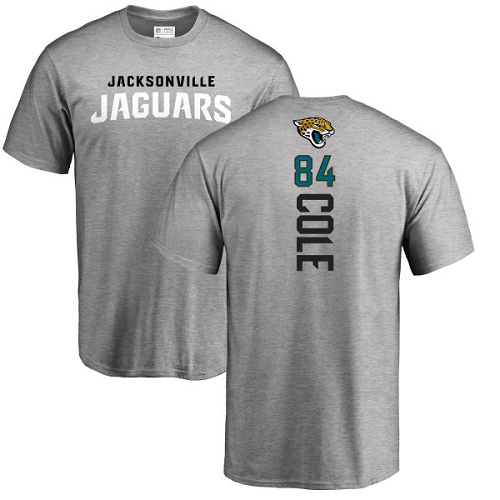 NFL Nike Jacksonville Jaguars #84 Keelan Cole Ash Backer T-Shirt
