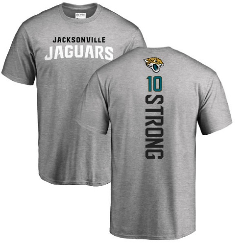 NFL Nike Jacksonville Jaguars #10 Jaelen Strong Ash Backer T-Shirt
