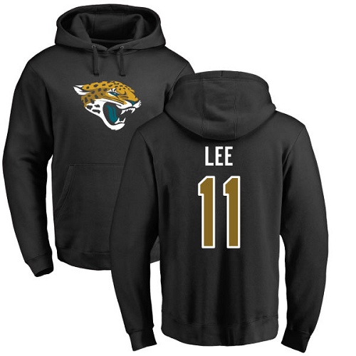 NFL Nike Jacksonville Jaguars #11 Marqise Lee Black Name & Number Logo Pullover Hoodie