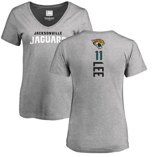 NFL Women's Nike Jacksonville Jaguars #11 Marqise Lee Ash Backer T-Shirt