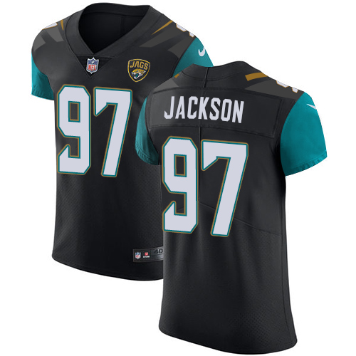 Men's Nike Jacksonville Jaguars #97 Malik Jackson Black Alternate Vapor Untouchable Elite Player NFL Jersey