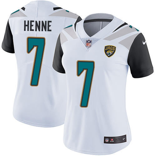 Women's Nike Jacksonville Jaguars #7 Chad Henne White Vapor Untouchable Elite Player NFL Jersey