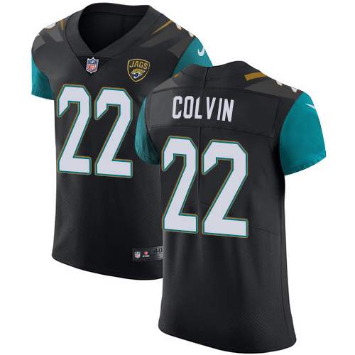 Men's Nike Jacksonville Jaguars #22 Aaron Colvin Black Alternate Vapor Untouchable Elite Player NFL Jersey