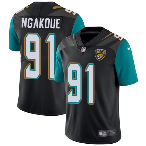 Youth Nike Jacksonville Jaguars #91 Yannick Ngakoue Black Alternate Vapor Untouchable Limited Player NFL Jersey
