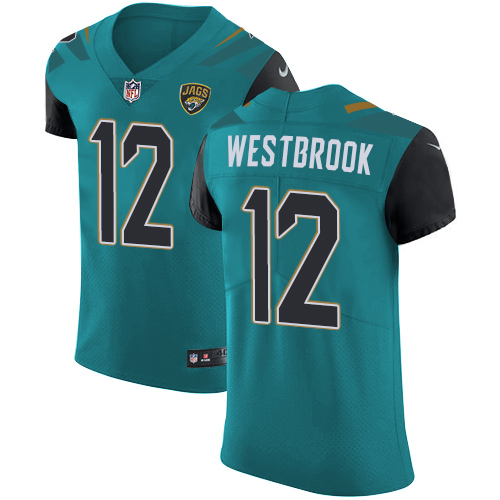 Men's Nike Jacksonville Jaguars #12 Dede Westbrook Teal Green Team Color Vapor Untouchable Elite Player NFL Jersey
