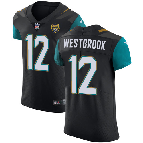 Men's Nike Jacksonville Jaguars #12 Dede Westbrook Black Alternate Vapor Untouchable Elite Player NFL Jersey