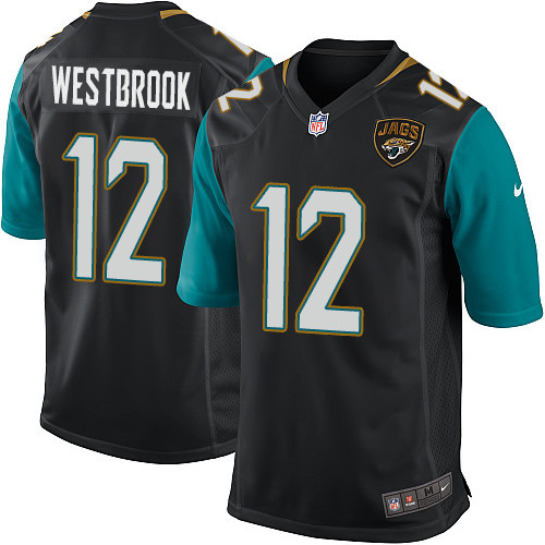 Men's Nike Jacksonville Jaguars #12 Dede Westbrook Game Black Alternate NFL Jersey