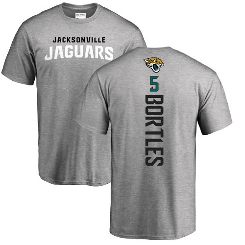 NFL Nike Jacksonville Jaguars #5 Blake Bortles Ash Backer T-Shirt