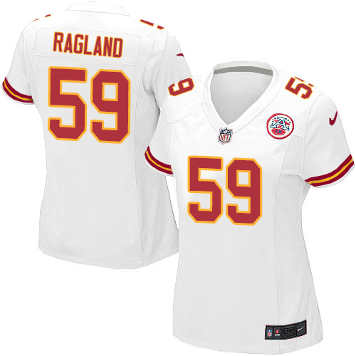 Women's Nike Kansas City Chiefs #59 Reggie Ragland Game White NFL Jersey