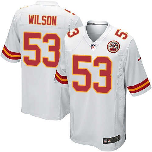 Men's Nike Kansas City Chiefs #53 Ramik Wilson Game White NFL Jersey