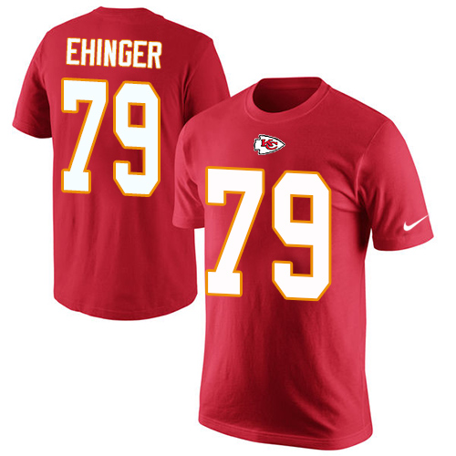 NFL Men's Nike Kansas City Chiefs #79 Parker Ehinger Red Rush Pride Name & Number T-Shirt