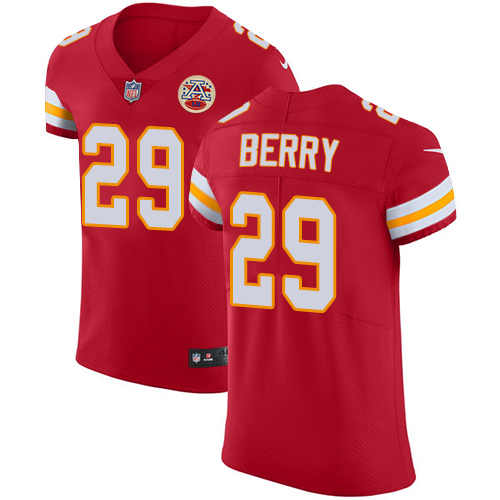 Men's Nike Kansas City Chiefs #29 Eric Berry Red Team Color Vapor Untouchable Elite Player NFL Jersey