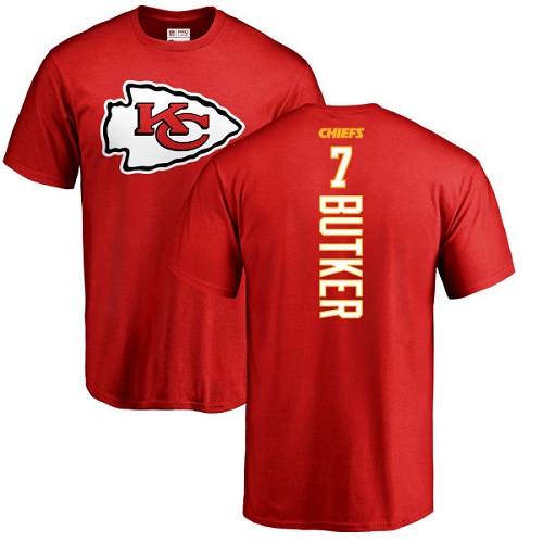 NFL Nike Kansas City Chiefs #7 Harrison Butker Red Backer T-Shirt