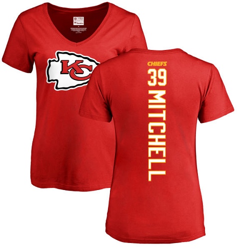 NFL Women's Nike Kansas City Chiefs #39 Terrance Mitchell Red Backer T-Shirt