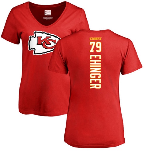 NFL Women's Nike Kansas City Chiefs #79 Parker Ehinger Red Backer T-Shirt
