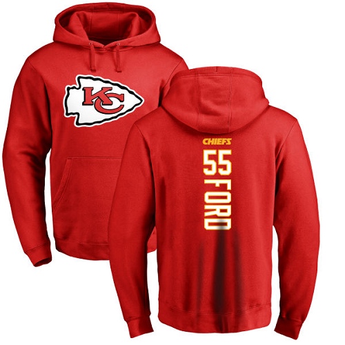 NFL Nike Kansas City Chiefs #55 Dee Ford Red Backer Pullover Hoodie
