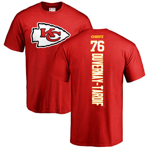 NFL Nike Kansas City Chiefs #76 Laurent Duvernay-Tardif Red Backer T-Shirt